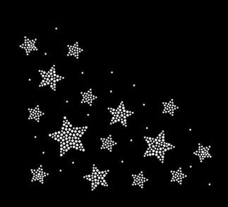 2pc/ lot ster stickers flatback fix strass ontwerpen strijk op transfer fix strass steentjes strass ijzer steen