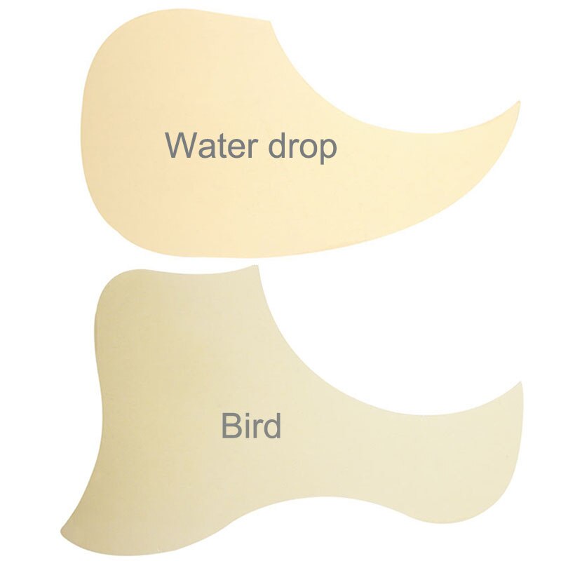 Transparent Acoustic Guitar Pickguard Droplets Or Bird Self-adhesive 41' Pick Guard PVC Protects Your Classical Guitar Surface