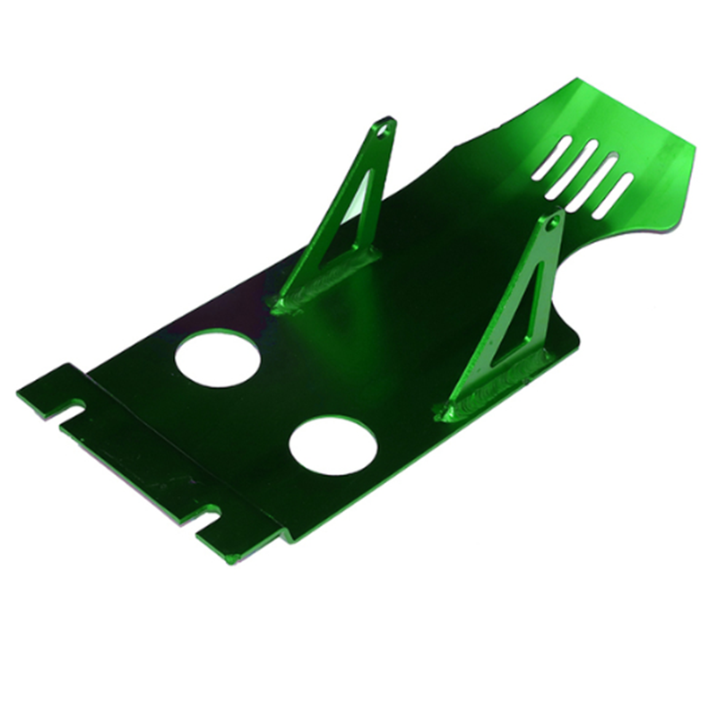 MOTORCYCLE HEAVY DUTY ALLOY BASH PLATE ALUMINUM SKID PLATE ENGINE PROTECTING PLATE PIT BIKES ATOMIK yx140 150 160CC: Green