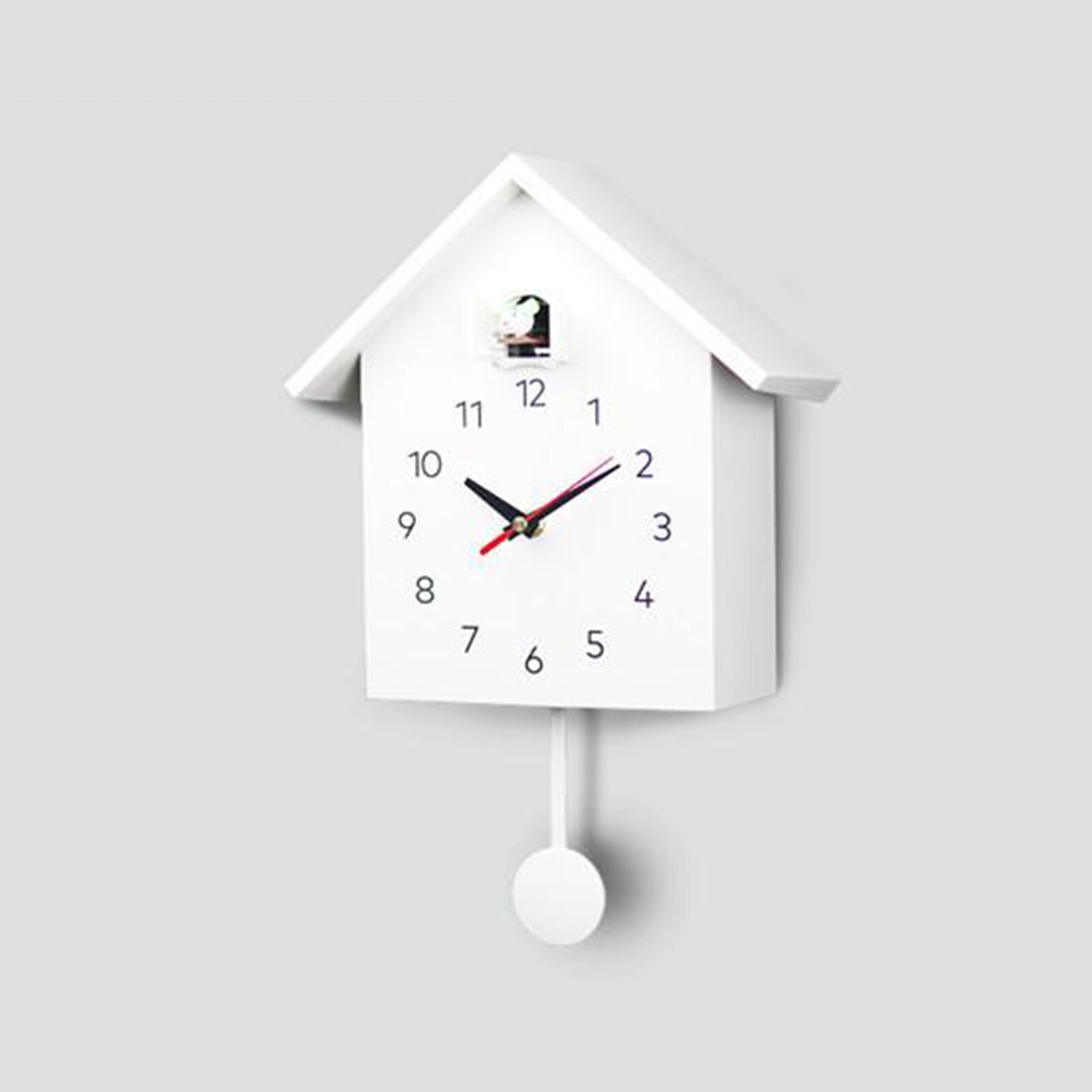 Digital Cuckoo Clock Bird House Wall Clock Tabletop School Livingroom Clock