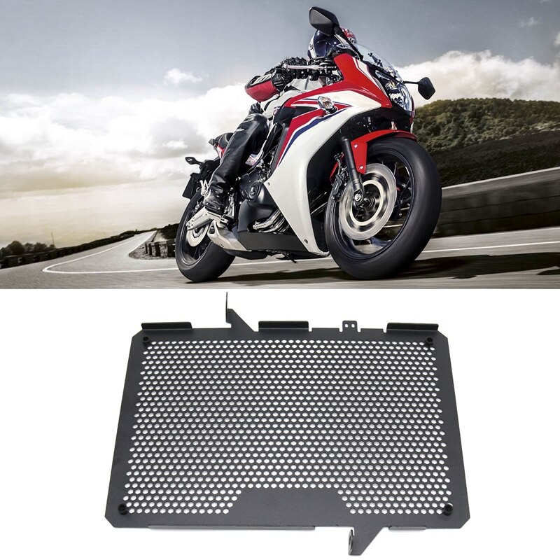 Motorcykel kylarskydd galler oljekylare lock till honda cbr 650f cb650f motorcykeltillbehör: Default Title
