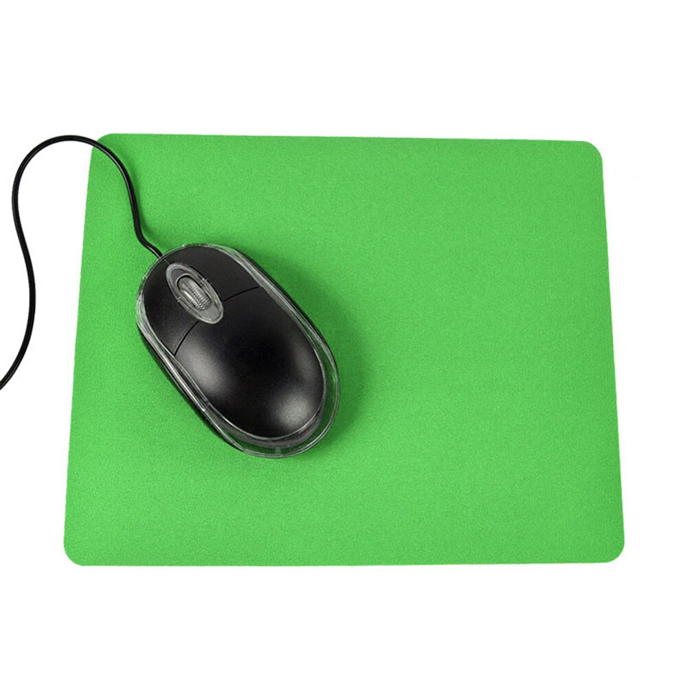 21.5X17.5 Cm Muismat Gaming Pc Laptop Mouse Pad Anti-Slip Effen Kleur Rechthoek Mat Alfombrilla Raton коврик Для Мыши