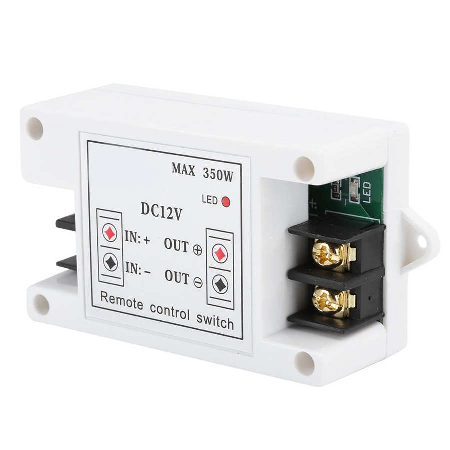 Dc 12v fjernbetjeningskontakt trådløs sender modtager, der styrer elektromagnetisk ventil køretøj