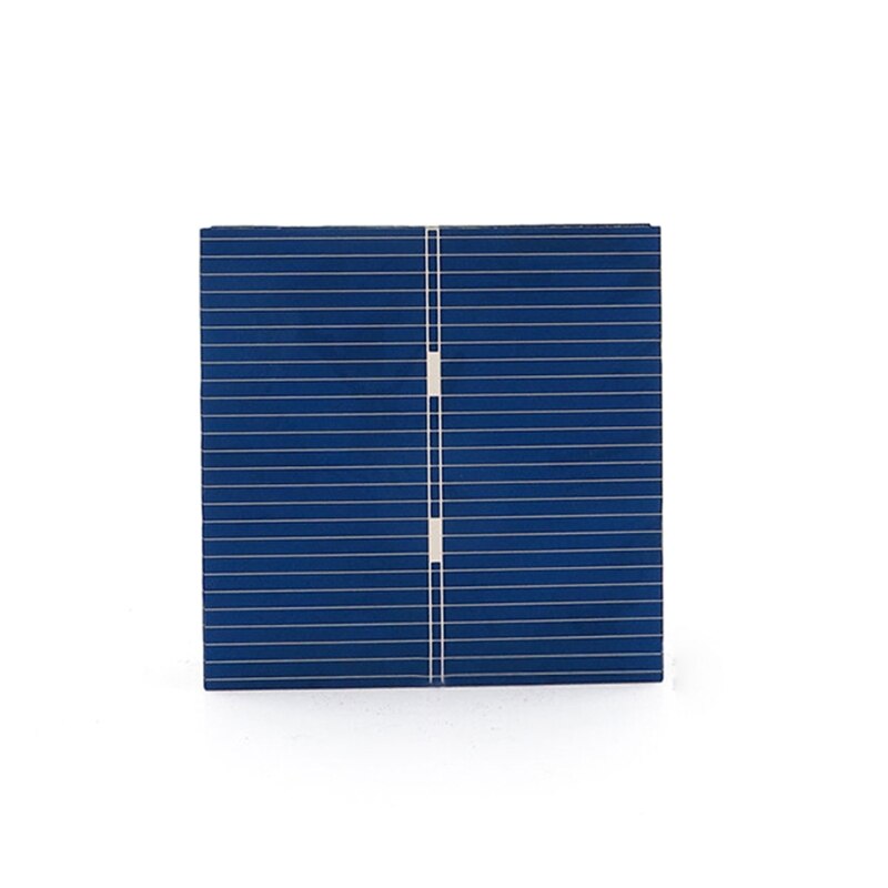 50 Sheets/set 52x52mm Polycrystalline Silicon Solar Panel DIY Solar Cell Cutting Sheet Solar Energy Battery Panel