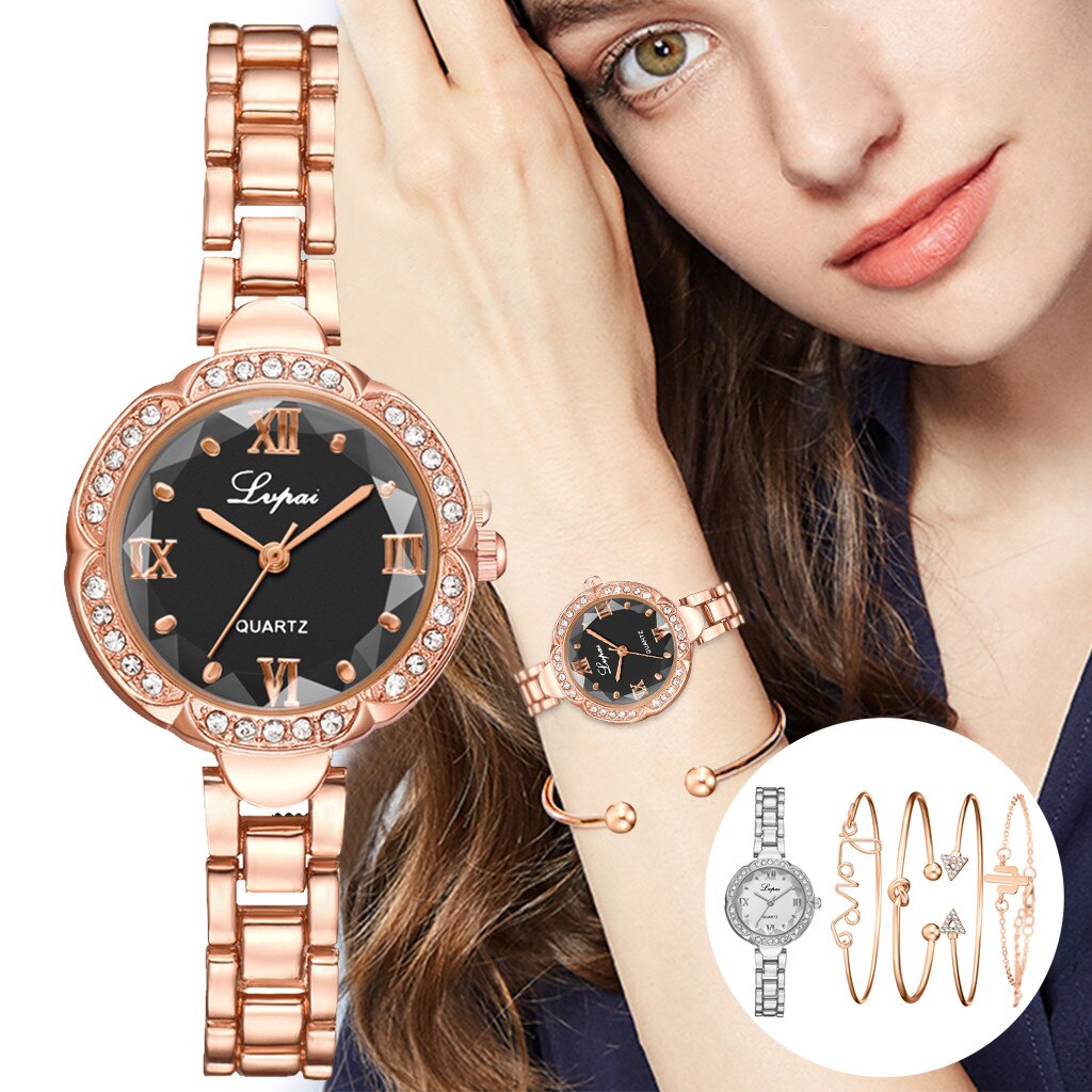 Vrouwen Quartz Diamond Kristal Band Horloge Analoge Pols Armband Armband Horloge Luxe Casual Dames Klok Montre Femme A50