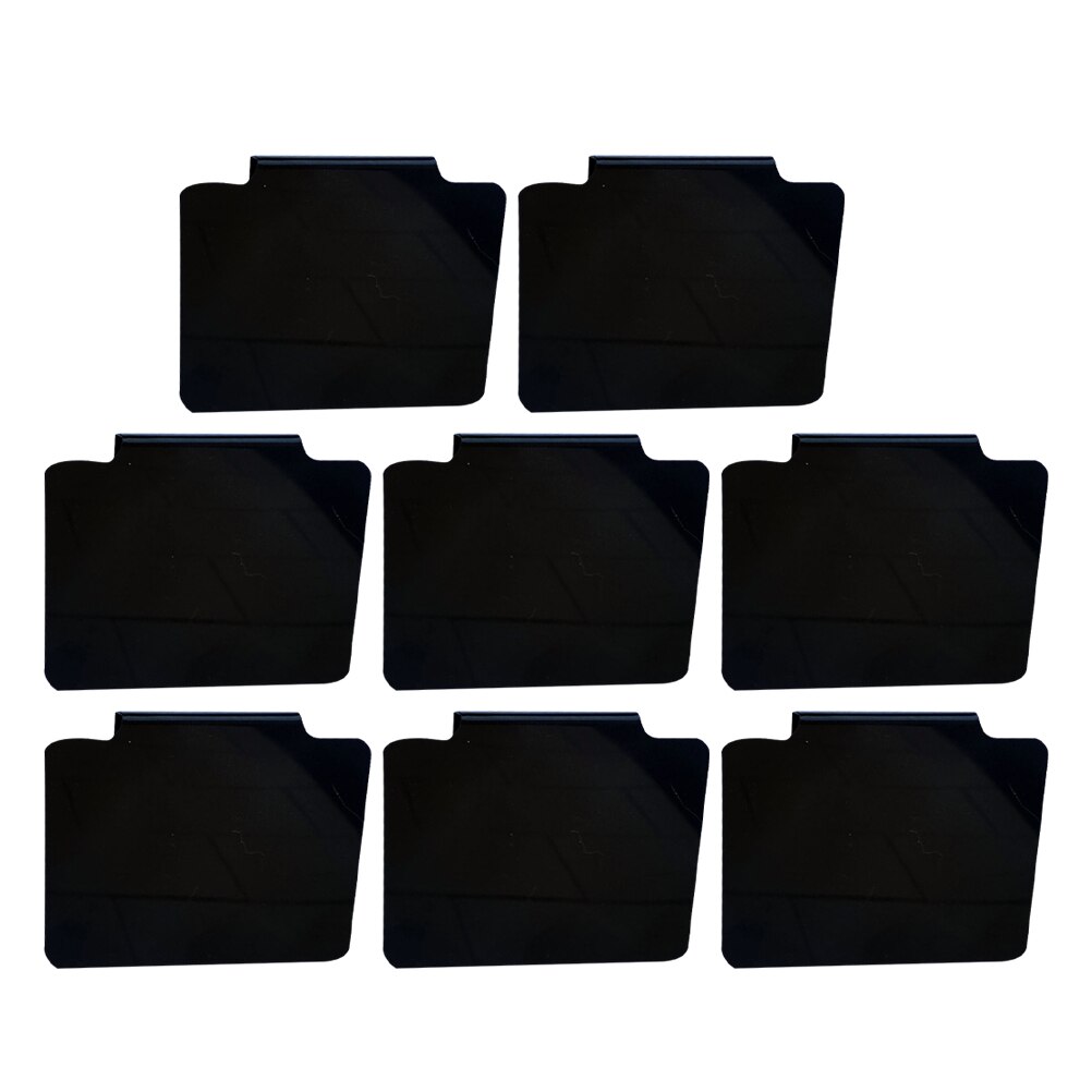 8Pcs Uitwisbaar Prijskaartje Houders Supermarkt Clip-Type Prijskaartje Display Rack