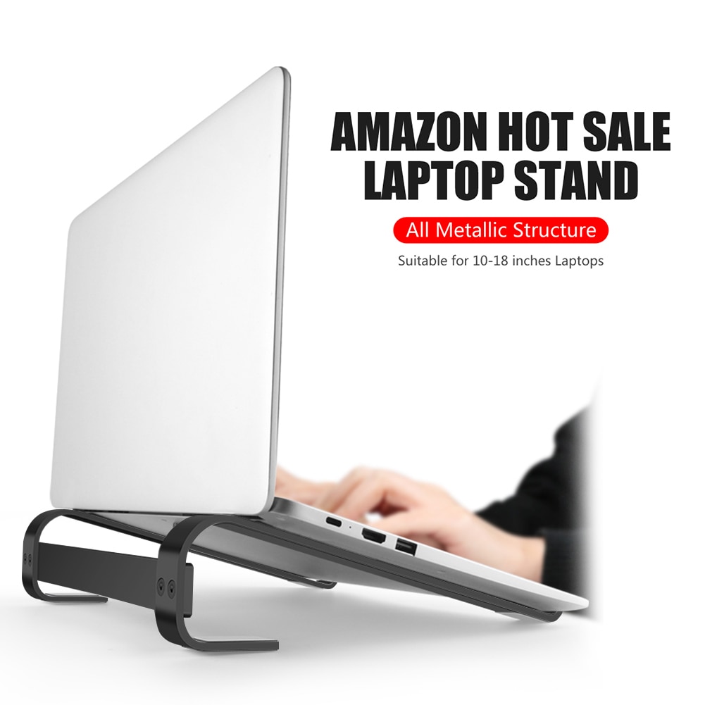 Notebook Holder Cooler Laptop Accessories Aluminum Alloy Laptop Computer Stand Holder Notebook PC Desk Support Bracket