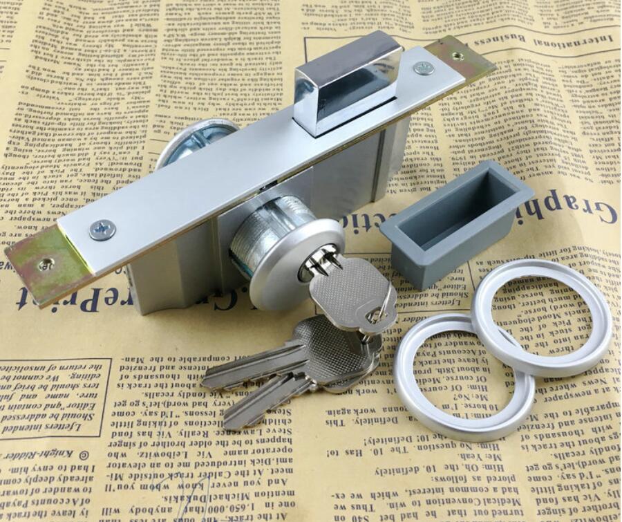 Mechanical manual gate glass wooden door lock bolt