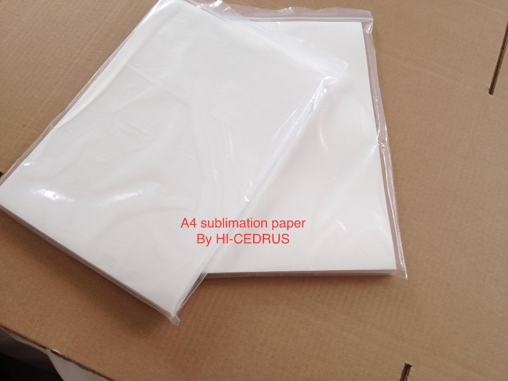 Professionele A4 100g 100 stks/pak witte hoge temperatuur warmte-overdracht sublimatie papier voor t-shirt en mok