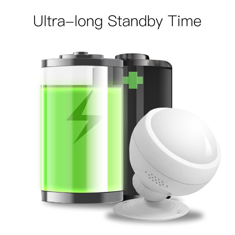 WiFi Smart Motion Sensor PIR Motion Sensor Tuya/Smart Life APP Works With Alexa Google Home for Smart Home Automation Support