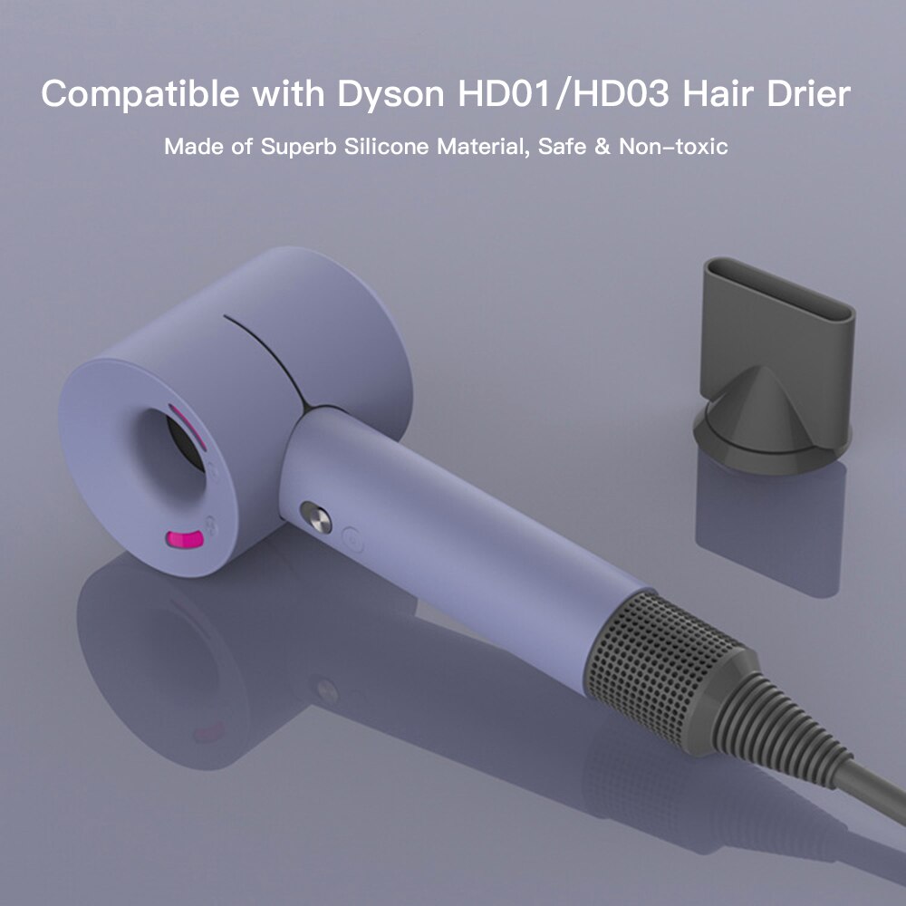 Haardroger Air Blower Siliconen Beschermhoes Behuizing Compatibel Met Dyson 1/ Dyson 3/ Dyson HD01/ Dyson HD03 Slijtvastheid