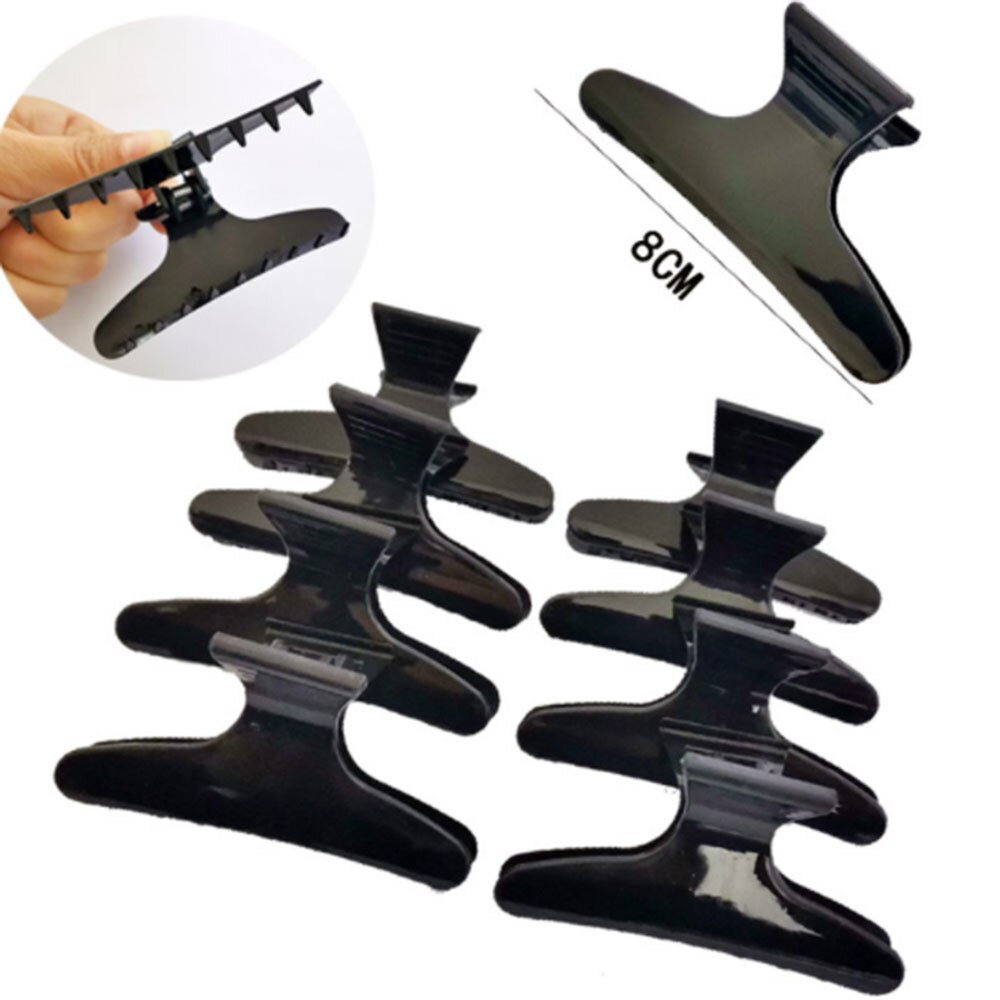 12Pcs Butterfly Hair Clamps Clips Salon Pro Section Clip For Styling Coloring Large Hairdressing Salon Tool Hair Accessories