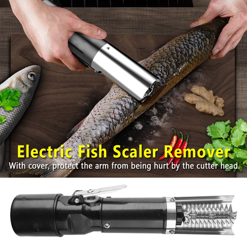 Cleaning Tools Multifunction Stainless Steel Waterproof Rechargeable Restaurant Electric Fish Scaler Remover Home Kitchen