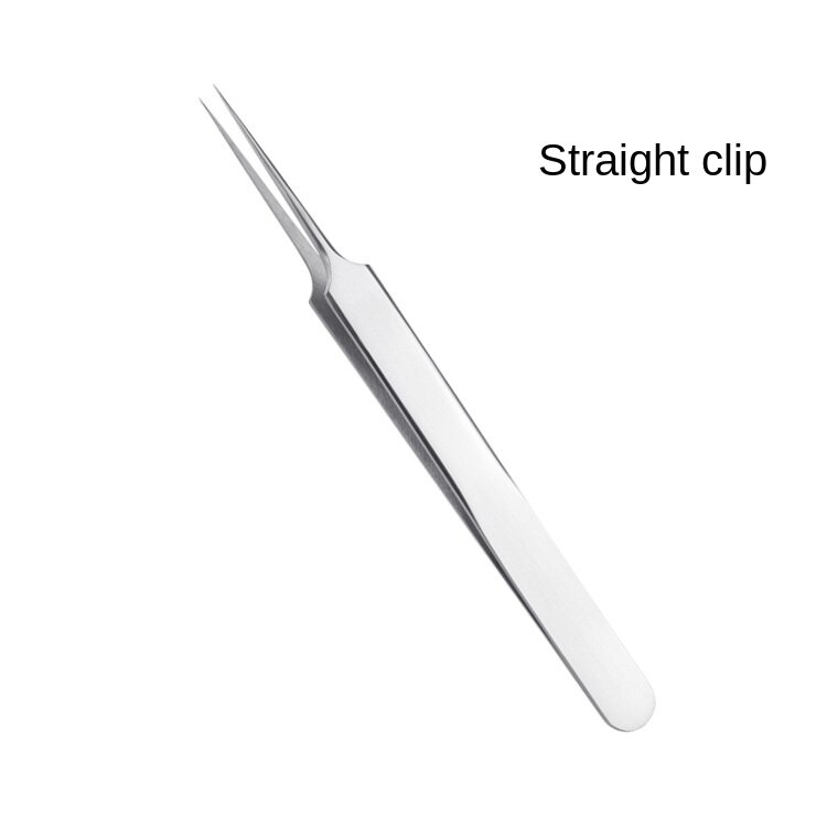 Acne Pin 8 Pieces Double Headed Beauty Tool Blackhead Remover Acne Remover Skin Care Tools Against Black Dots Facial Cleansing: Straight clip