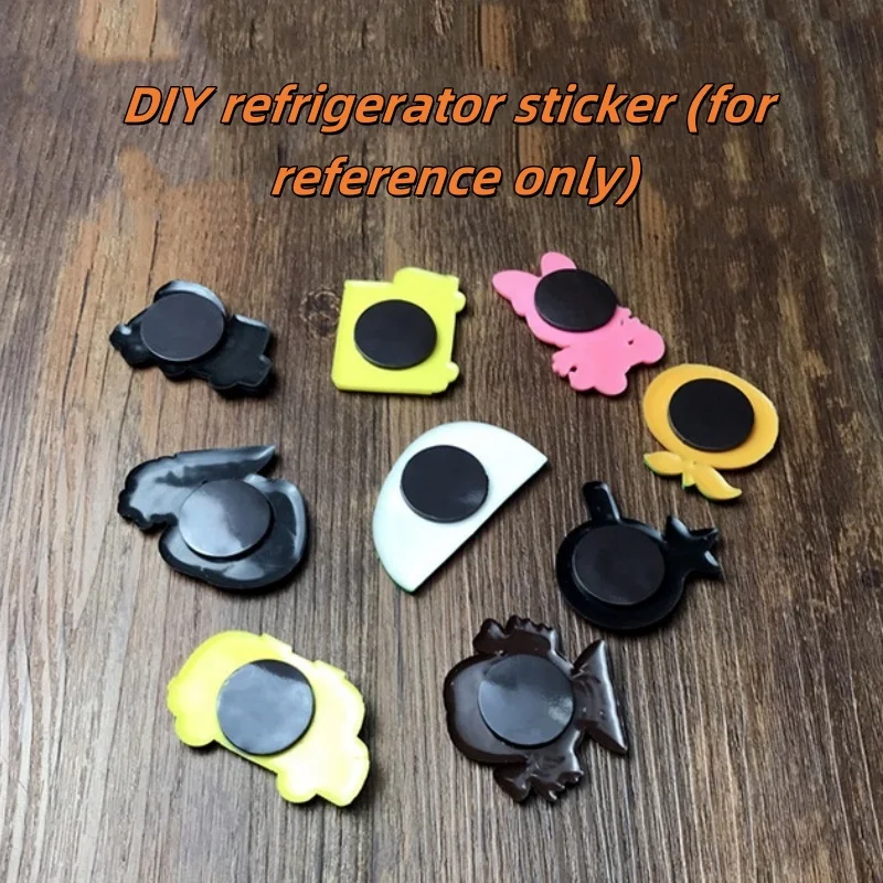 Magnetic Sheets Sheets Round Self Adhesive Magnet 20/25/30/35/40mm Self-adhesive Soft Magnetic Sheet Refrigerator Magnet DIY