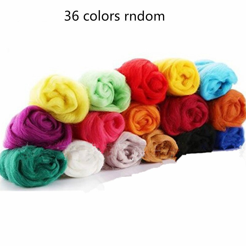 36 merino wool blend sweaters. The soft wool fibers can be used for needlework and wet felting.