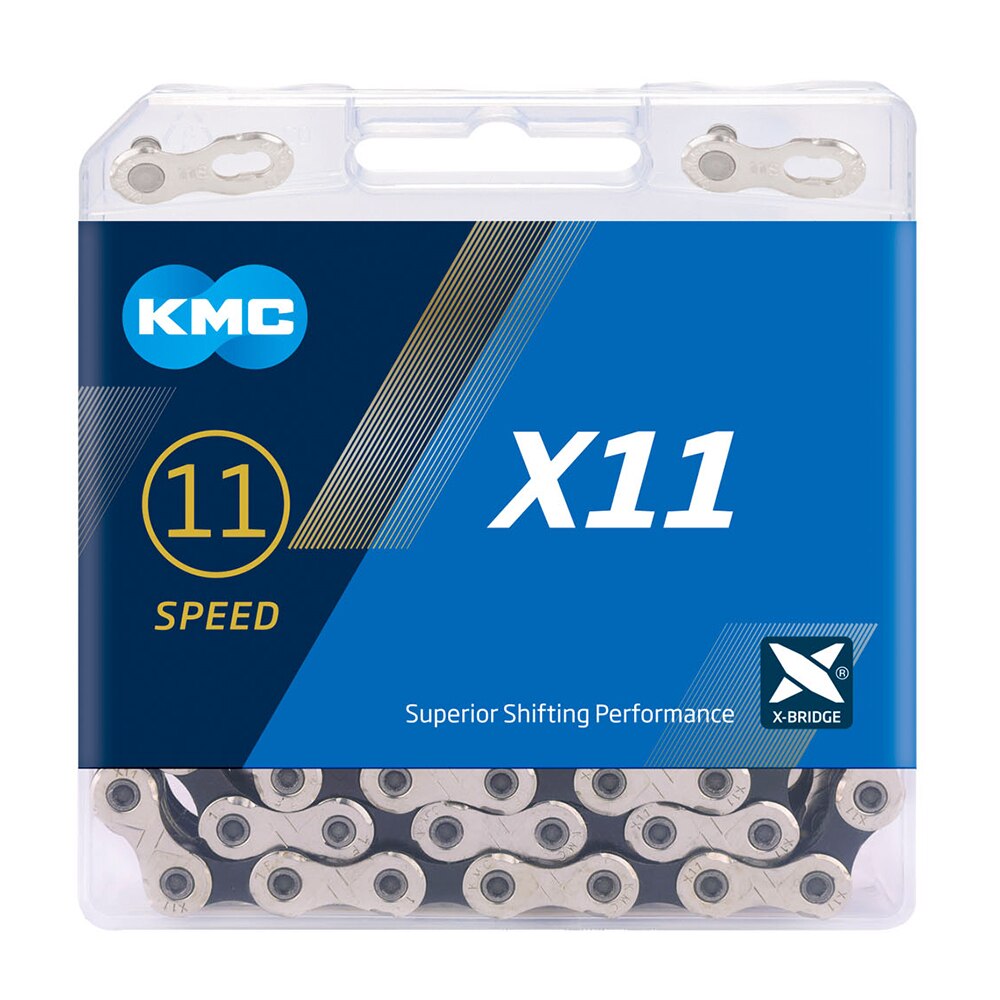KMC Original Z8.3 X8 X9 Z9 X10 X11 X11EL X12 Chains 116 118 126L Link MTB Bicycle Chain 6 7 8 9 10 11 12 Speed Chain Cutter Tool: X11 Silver Black