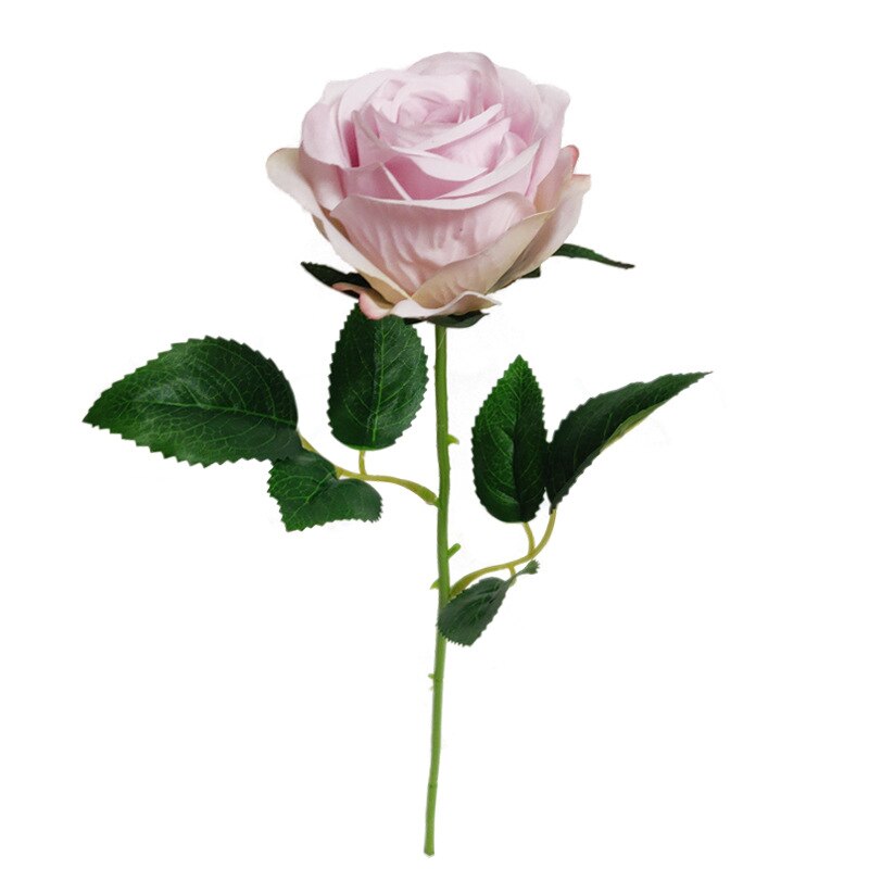 Kunstbloemen Kunstbloemen Rose Kunstmatige Bloemen Boeket Voor Decoratie 7 Kleuren: Light Purple