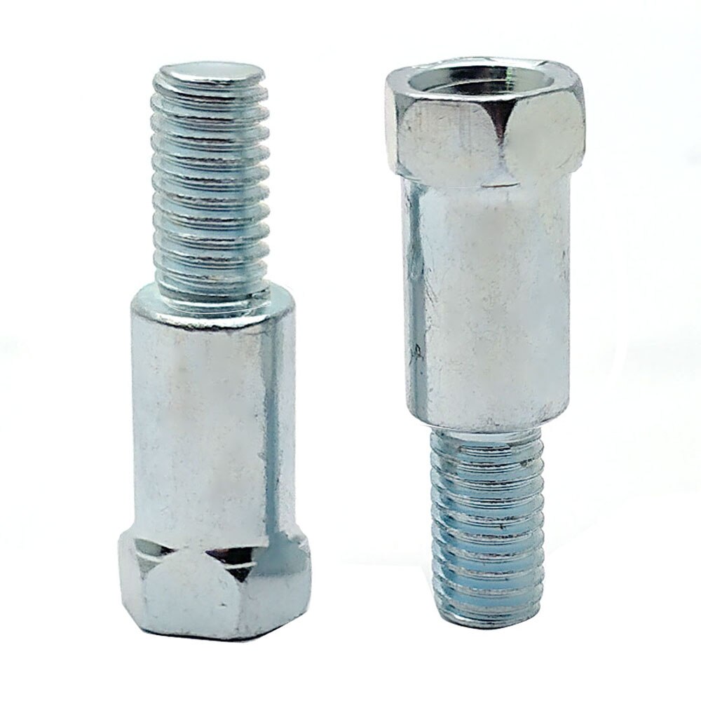 Motorfiets Mirror Mount Riser Extender Adapter, 10mm 8mm Motorfiets Achteruitkijkspiegel Adapter Kit Riser Mount Extender Spiegels