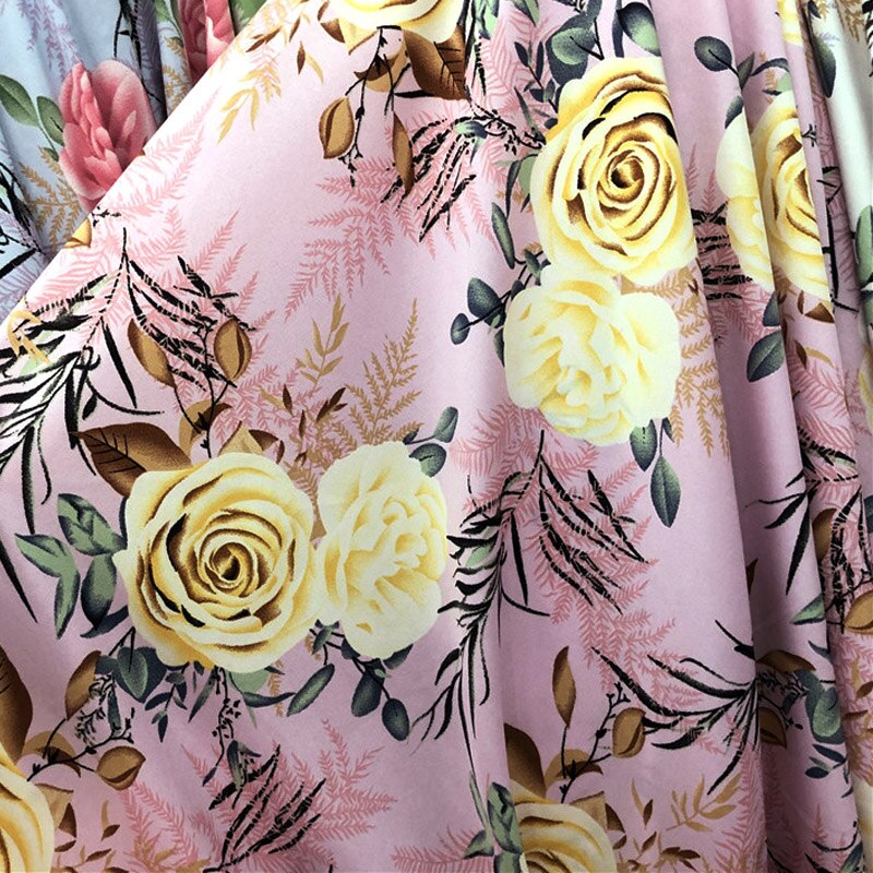 Kjole stof chiffon stretchy jakkesæt stof sommer materiale