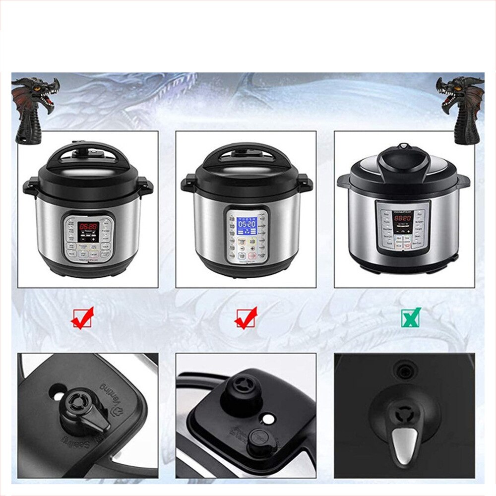Fire-Breathing Dragon Steam Release Diverter Tool Steam Diverter For Instant Pot|Duo|Smart Pressure Cooker Silicone Accessory