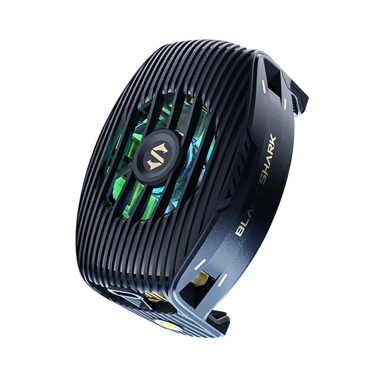 Black Shark Nuova versione di raffreddamento 4 PRO Dispositivo di raffreddamento rapido del telefono per iPhone 15/ROG 7/Nubia Redmagic 9S Pro/Xiaomi FunCooler: Luce Viola