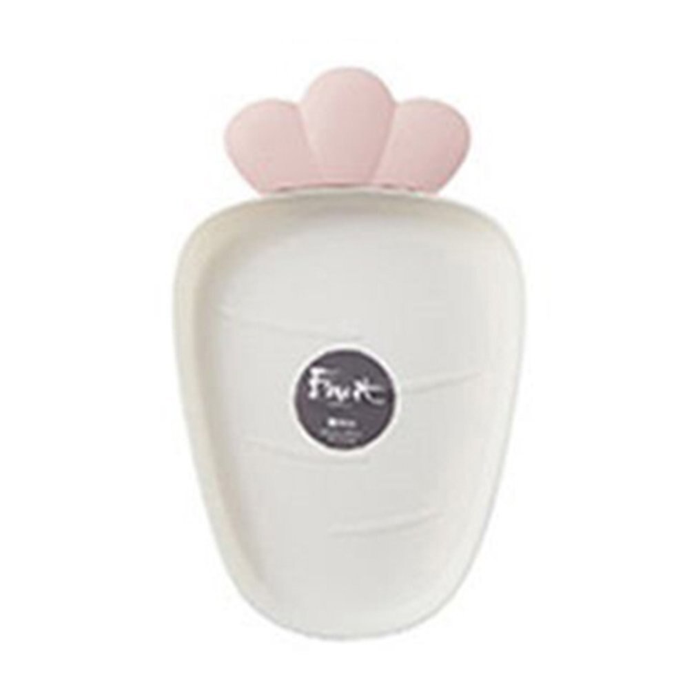 Lazy Snack Tray Strawberry Shape Fruit Food Tray Candy Cute Plate Snack Dish Fruit Food Plate Household Plastic Plate for Home: Plum