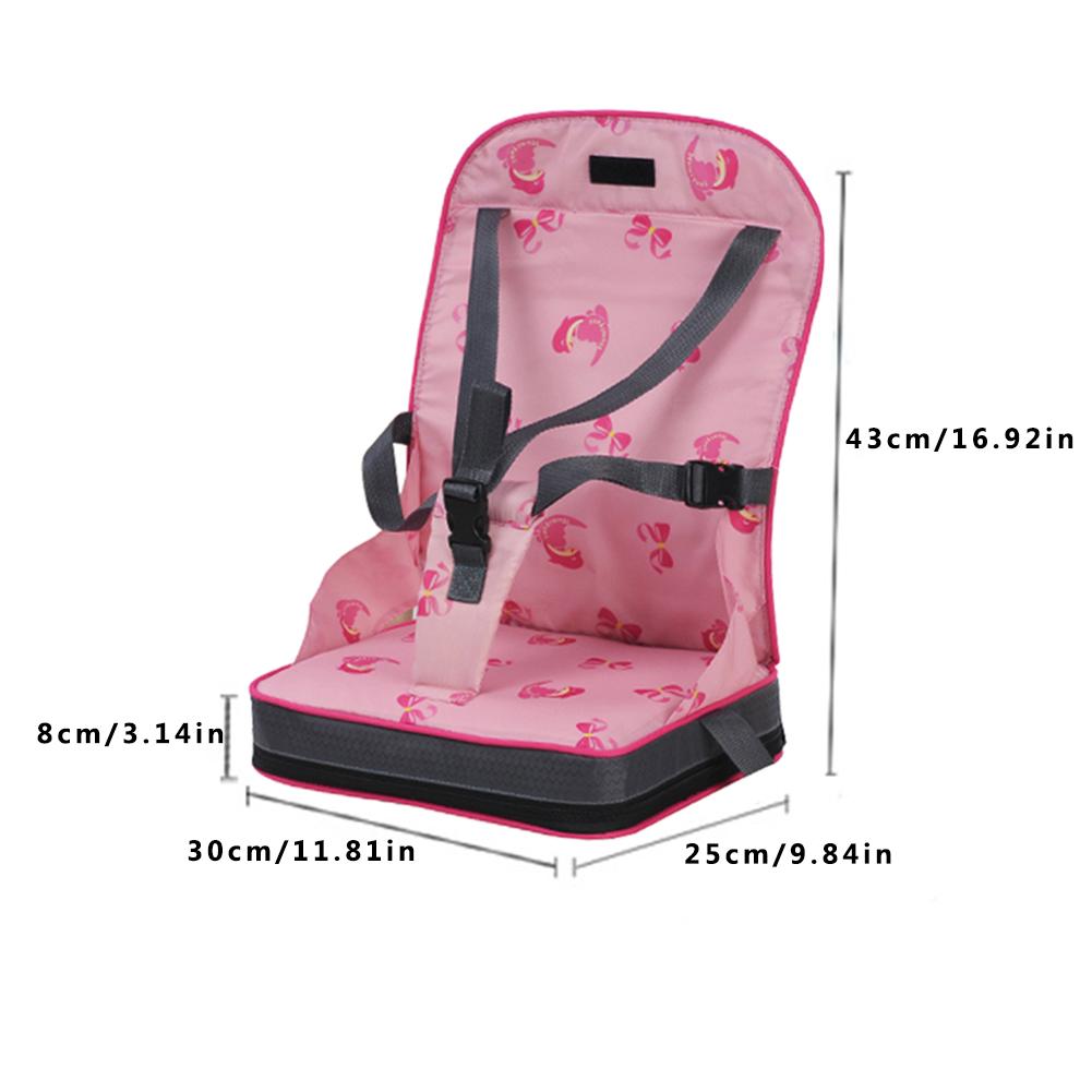 Baby spisestol taske bærbar stol bærbar taske bib mumie taske rejse foldbar sikkerhedssele fodring høj stol