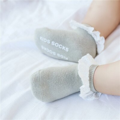 Baby Sokken 3 Paren/set Kant Decoratie Leuke Mooie Doseren Antislip Accessorie 3D Cartoon Aniamal Sokken Voor Meisjes jongens
