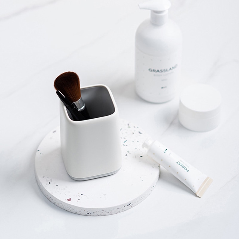 Silicone Pen Holder Pencil Stand Desktop Storage Case Box Desk Office Organizer Accessories Stationery Set For Students