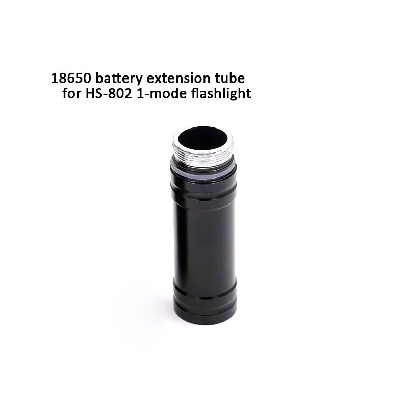 18650 batterij extension tube voor HS-802 1-mode zaklamp