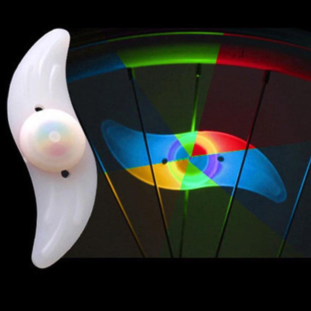 4 farben Fahrrad Leucht Speichen Licht Blinkende LED Fahrrad Radfahren Rad Draht Reifen Warnung glühend Lampe Anzeige