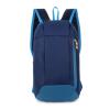 Unisex Outdoor Cycling Backpack Large-Capacity Stitching Color Zipper Opening Clos Wide Shoulder Strap Tear-Resistant Backpack: Blue