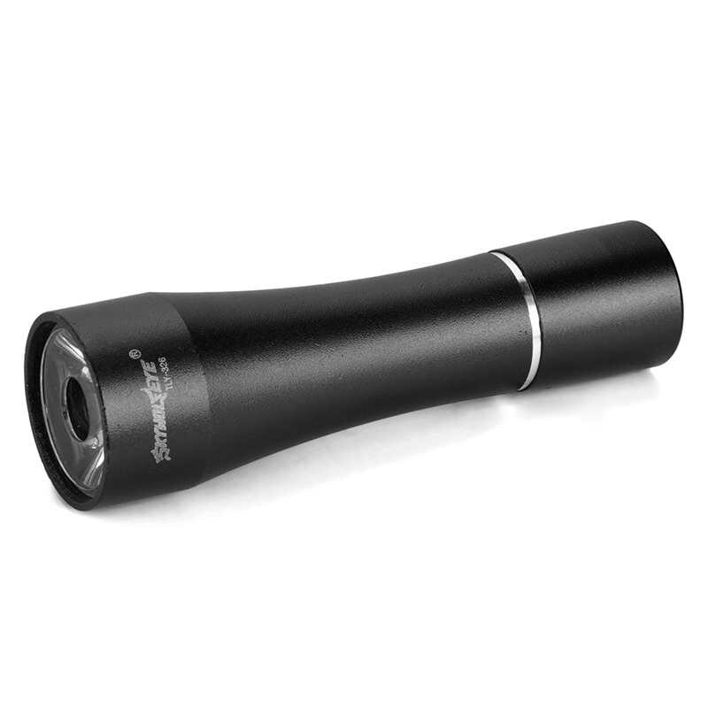 HEIßER! Super SKYWOLFEYE 1W 1-Modus Aluminium Legierung LED Taschenlampe Mini Taktische Licht leistungsstarke LED taschenlampe #4A31: Schwarz
