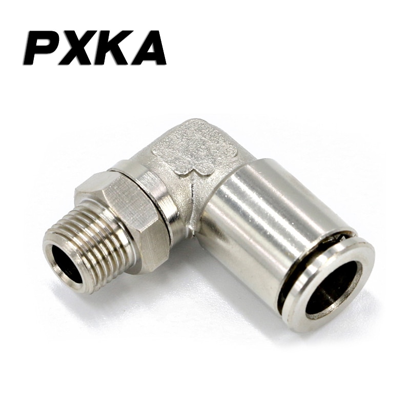 High Temperature Resistance of 8mm High Pressure Right Angle Elbow of Air Pipe Quick Joint