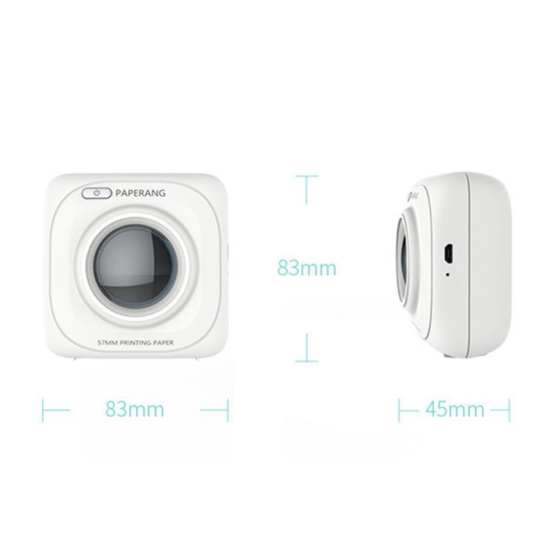 Mini Portable Thermal Printer Photo Pocket Photo Printer Printing Wireless Bluetooth Android4.0 IOS8.0+ Support Printers 200dpi