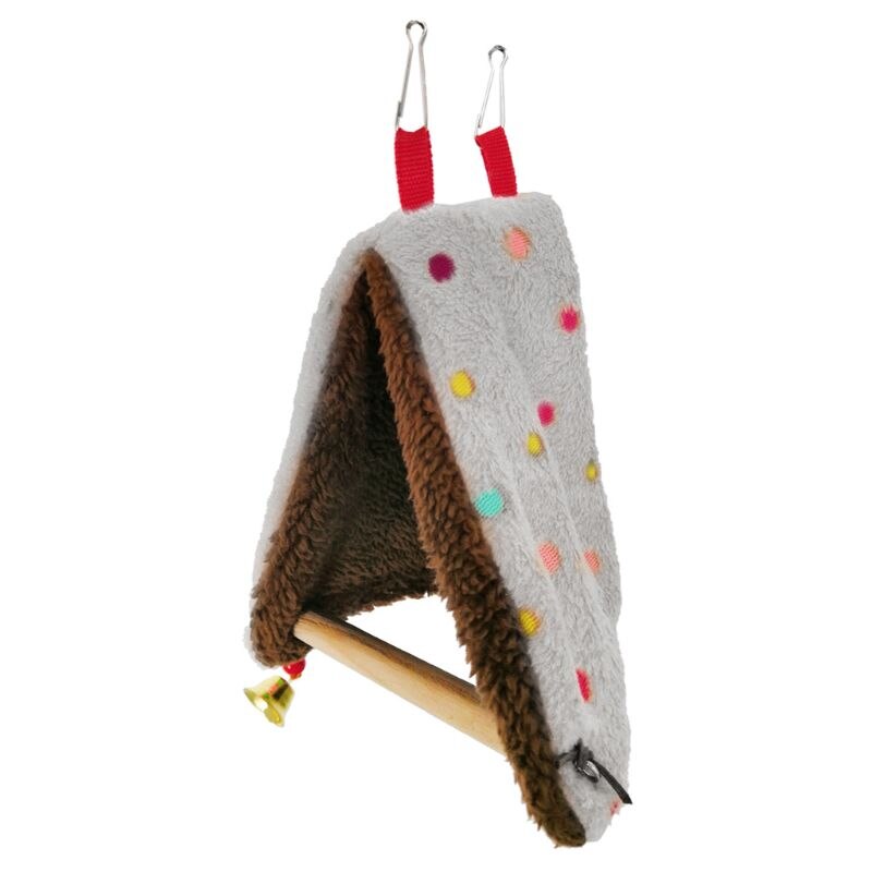 Winter Warm Bird Nest Bed Hammock House Perch for Parrot Parakeet Conure Lovebird Finch Canary Cage Toy