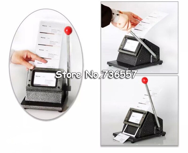 Manual Business Card Cutter 86*54MM Card Cutter Photo Die Cutter Office Electronics Paper Trimmer