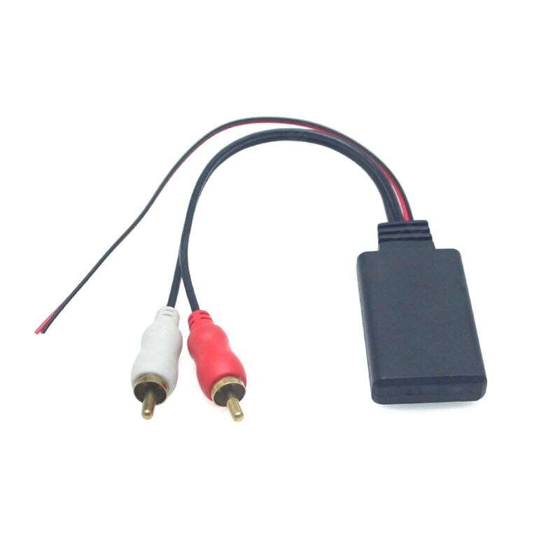 12v yleiskäyttöistä auton bluetooth langaton yhteyssovitin aux vastaanotin moduuli 2 rca kaapeli radiosovitin stereo kuorma auto  c45