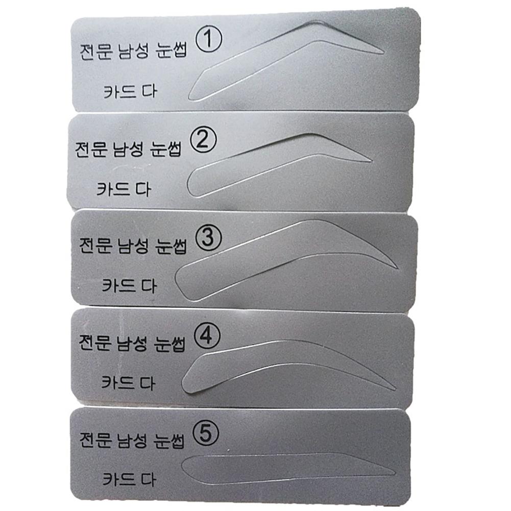 5Pcs Eyebrow Stencil Molds Soft Durable Makeup Tool Assistant Template Eyebrow Stencils for Home Makeup Tools Stickers
