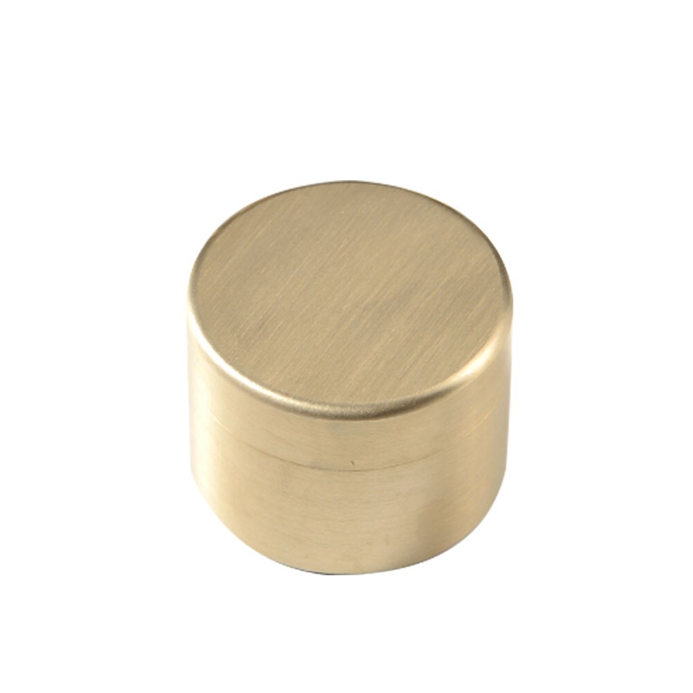 Multifunctional Brass Seal Cabin Medicine Metal Jewelry Storage Box Pocket Pill Holder Container Waterproof Brass Pill Cases: S