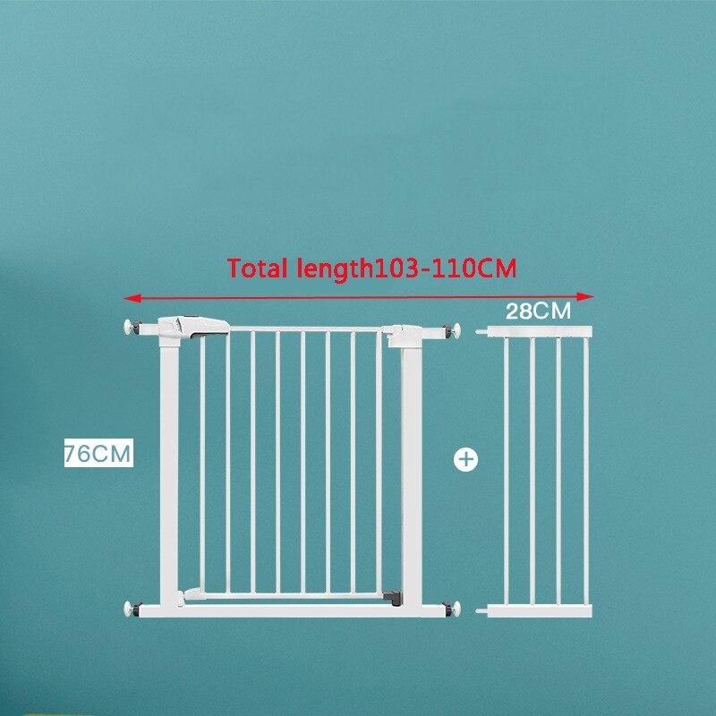Barrera de seguridad para bebés, vallas portátiles y plegables, protección de separación transpirable, valla aislada para perros y bebés: 103 to 110cm
