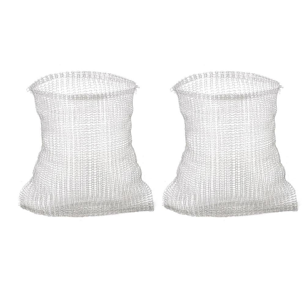 2Pcs Gopher Draad Mand Vole Metal Plant Netje Voor Wortel Bescherming Mesh Thee-ei Metalen Tas Filter: 17x18 inch