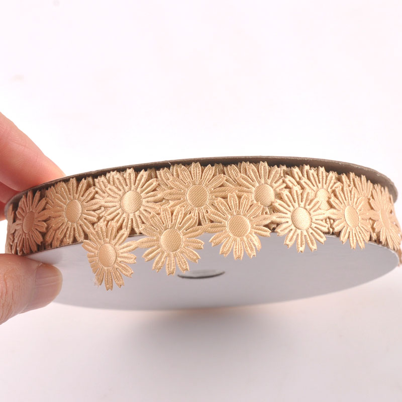 Width1.8cm Multicolor Bloem Kant Linten Voor Ambachten Wikkelen Lint Diy Geborduurde Stof Wedding Party Home Decor C2410: Antique Zinc / M