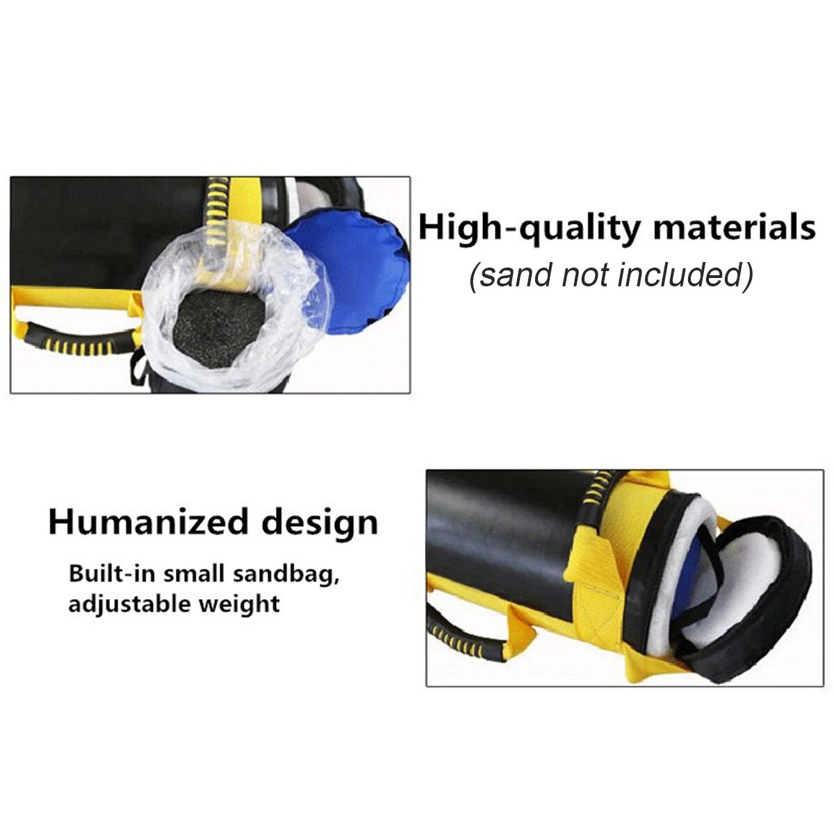 4sizes Weight Lifting Bulgarian Sandbag Boxing Fitness Workout Multi-functional Physical Training High Intensity Exercises Bag