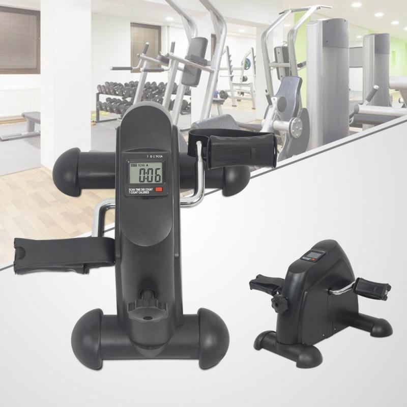 Lcd display mini pedal mosjon sykkel trener innendørs sykler stepper hjemme gym arm/ben fysioterapi trenings sykkel hwc