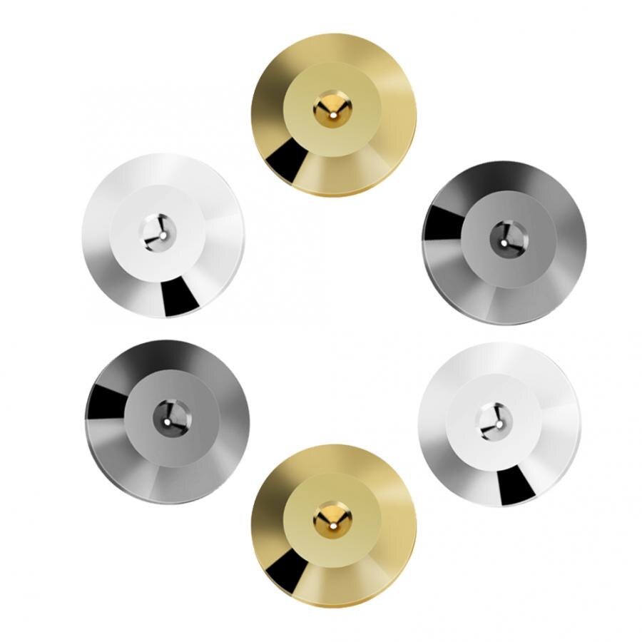 8x Speaker Isolation Feet - YOUTHINK 25x4mm Aluminum Anti-Vibration Pads for Amplifiers, CD/DVD Players, Turntables
