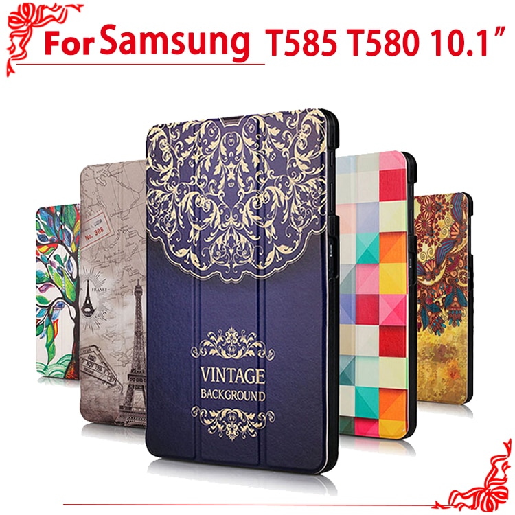 T580 T585 Case Newset Case Cover Voor Samsung Galaxy Tab Een 10.1 T585 T580 SM-T580 T580N 10.1 tablet Pc