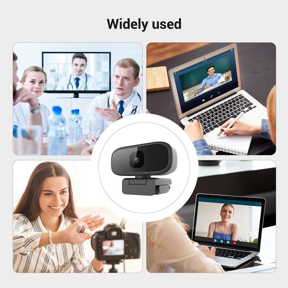 720P HD Live Webcam Online Teaching Equipment Drive-free Autofocus Computer Laptop Camera LFX-ING