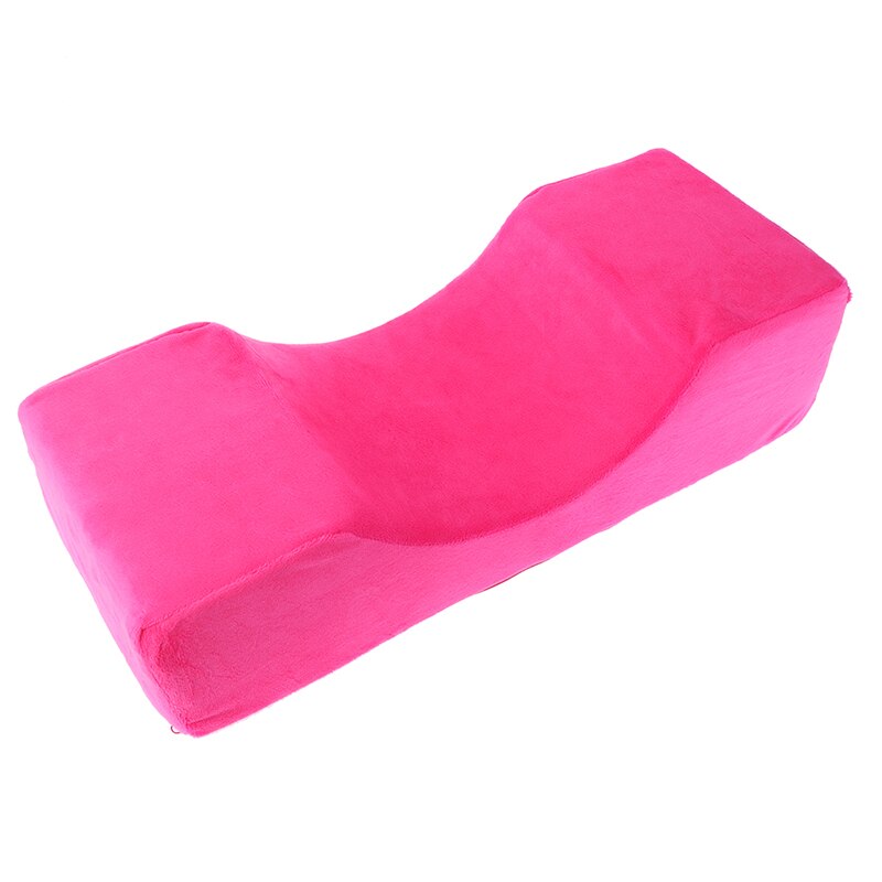 1X Lash Kussen Nek Ondersteuning Wimper Kussen Zacht Enten Wimpers Memory Foam Wimper Extension Kussen Make Salon Met Pocket: Rood